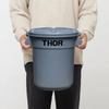 THOR Round Container with Lid Set - 23L Medium Capacity Dust Bin Trash Can