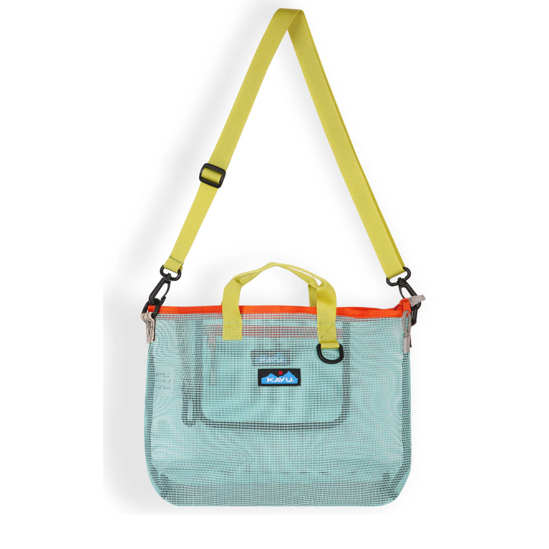 Kavu See Ya There Mesh Crossbody Tote Bag