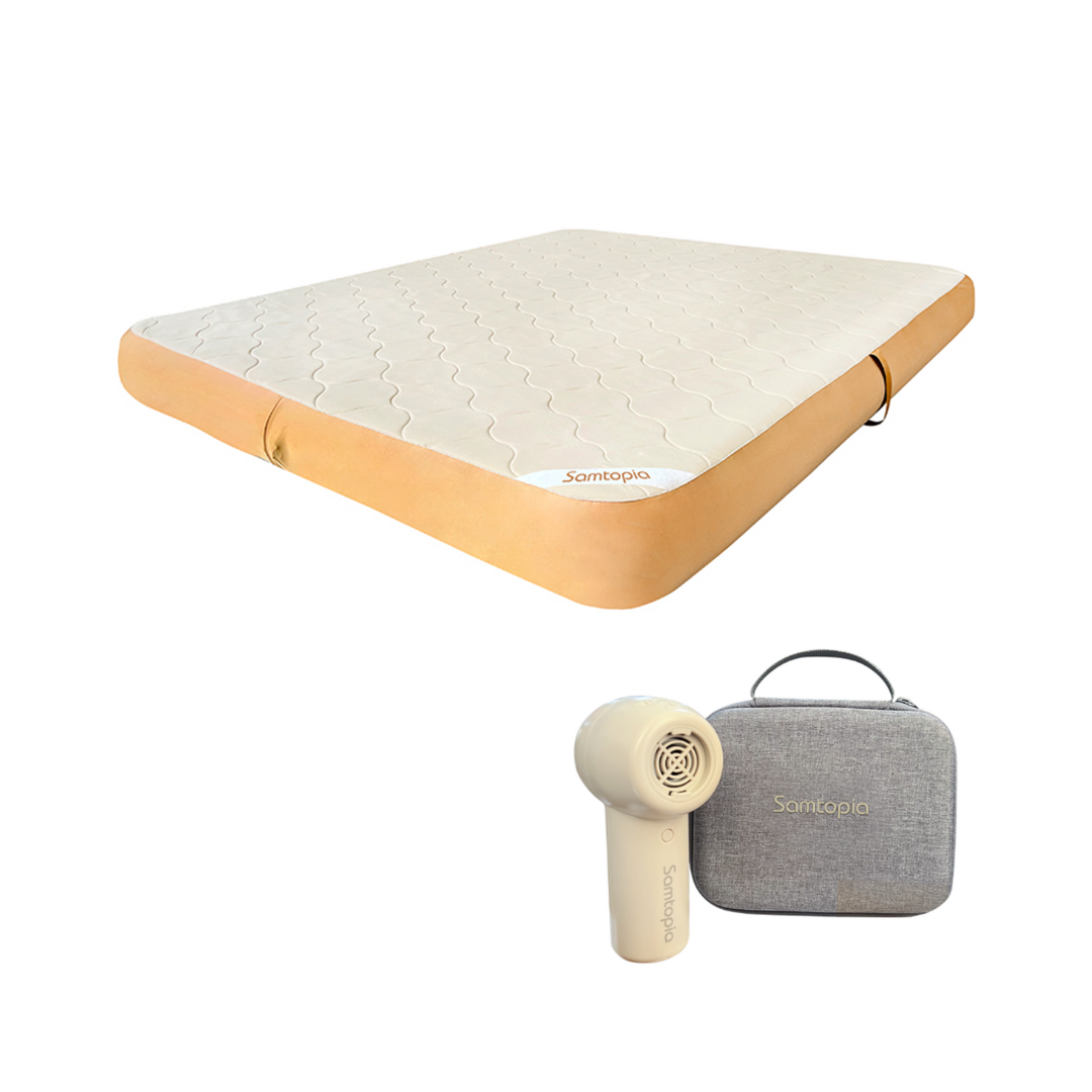 Samtopia Double Person Mattress with Brushless Lithium Battery Pump Set