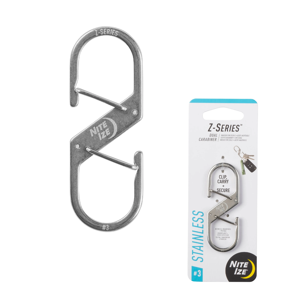 Nite Ize Z-Series® Dual Carabiner Stainless Steel