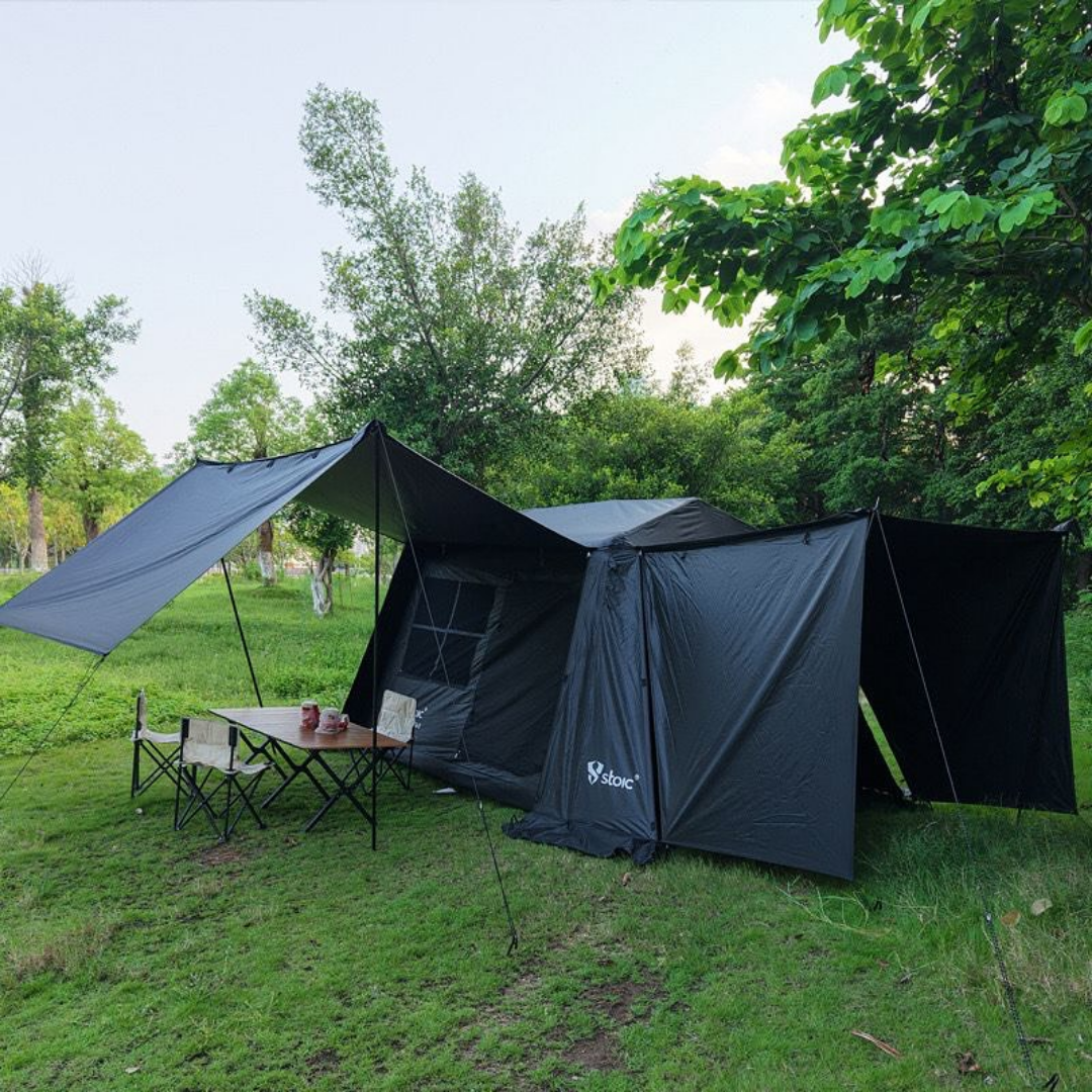 Stoic 6.0 Village Automatic Tent without Side Curtains - Black