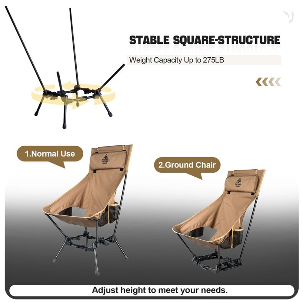 OneTigris Dragonhide Camping Chair