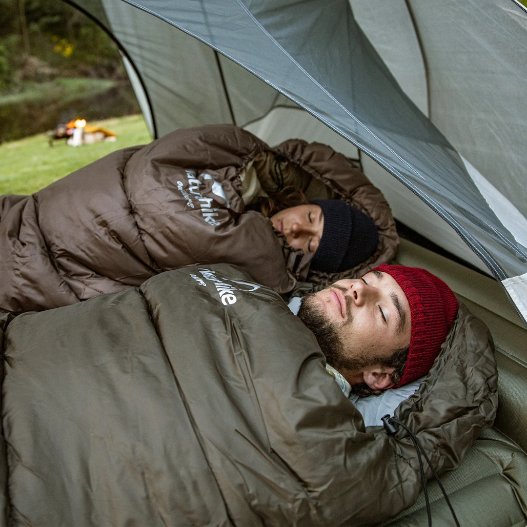 Naturehike U150 U Series Envelope Sleeping Bag with Hood - Grey