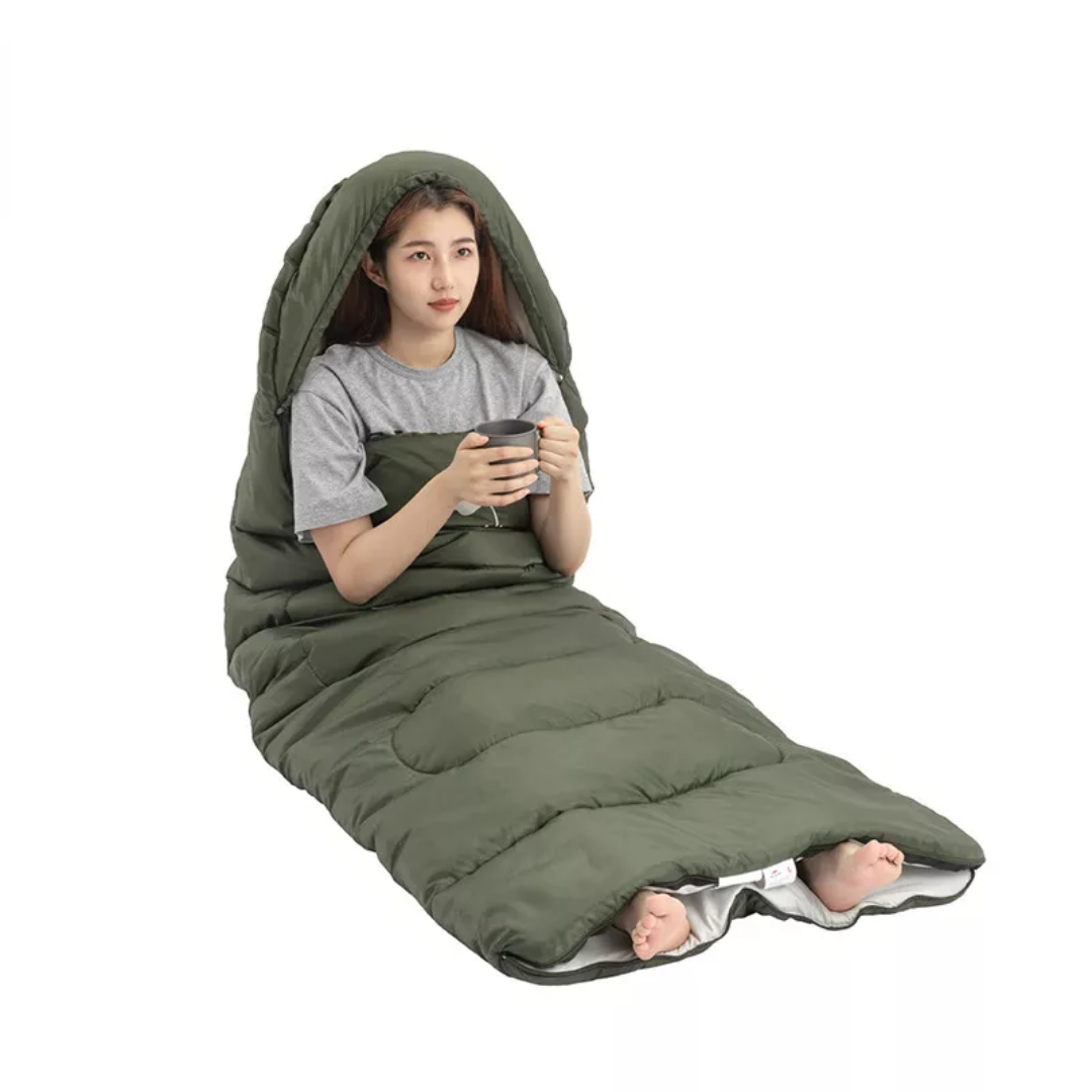 Naturehike Y150L Round Bottom Envelope with Hood Left Zipper