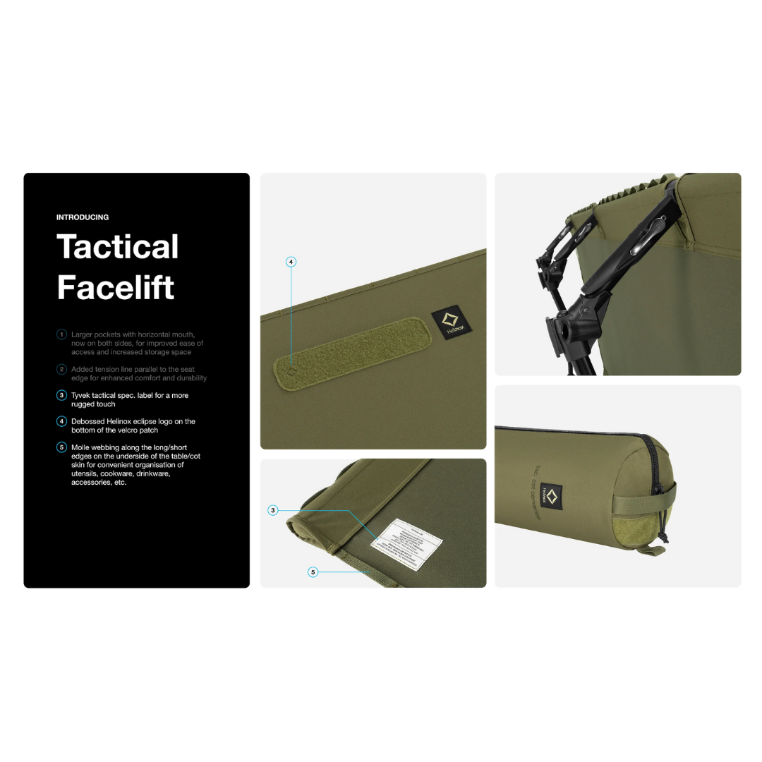 Helinox Tactical Cot Convertible Facelift - Xray Tiger Camo