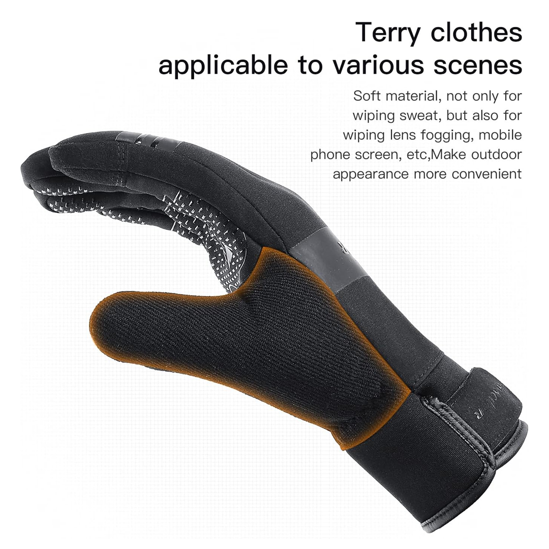 Kyncilor Winter Keep Warm 3M Outdoor Gloves - Black