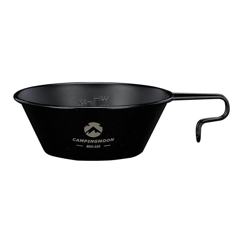 Campingmoon Stainless Steel Camping Bowl - Black