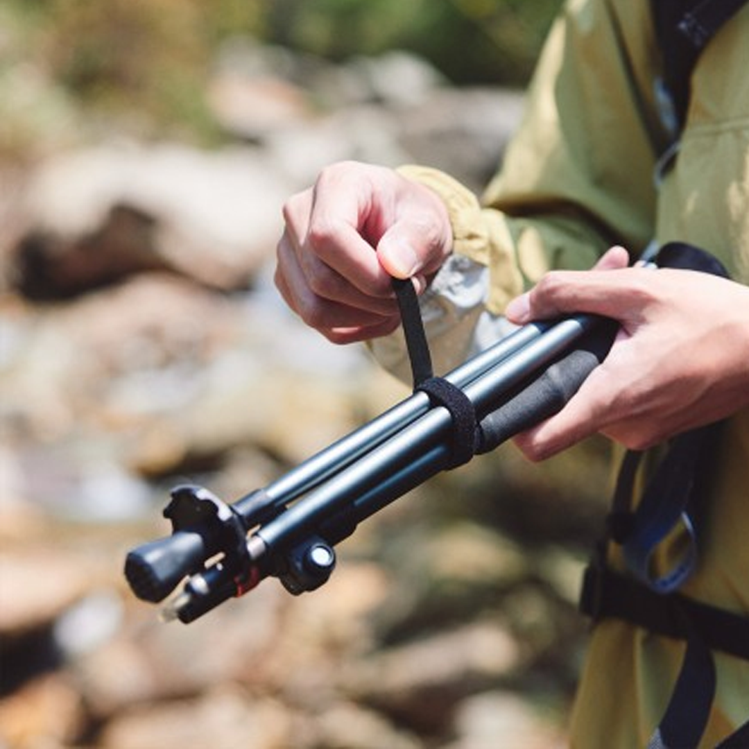 Naturehike Gale Pro Aluminum Five-Section Adjustable Folding Trekking Pole - 1pcs