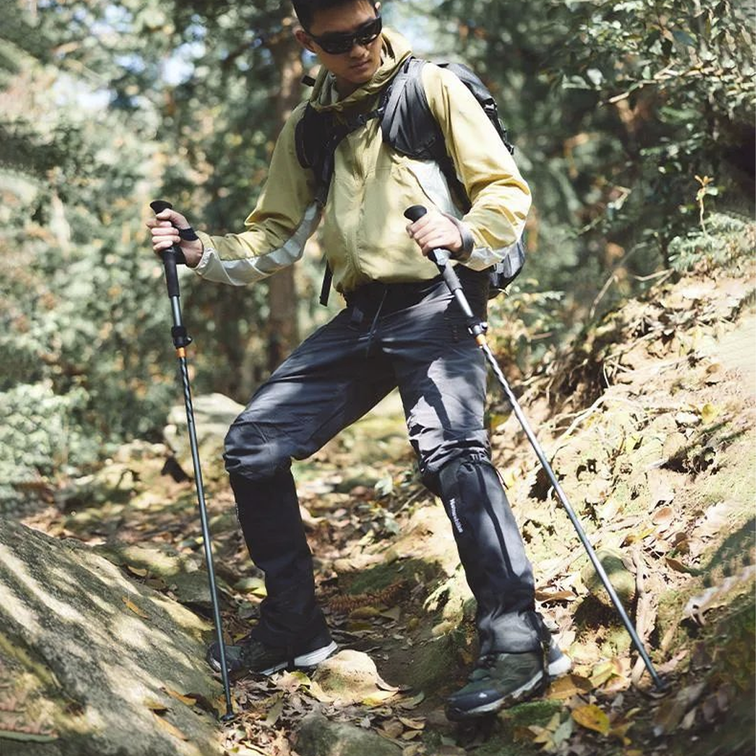 Naturehike Gale Pro Aluminum Five-Section Adjustable Folding Trekking Pole - 1pcs
