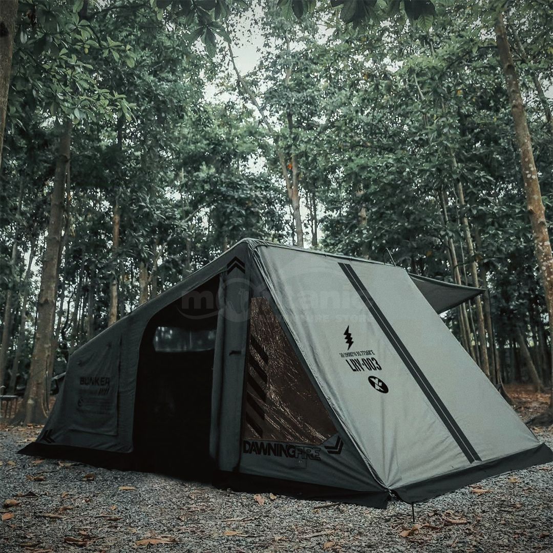 sons of the forest take down tent Dawning Fire X Son of Yamano Bunker Inflatable 4 Pax Air Tent