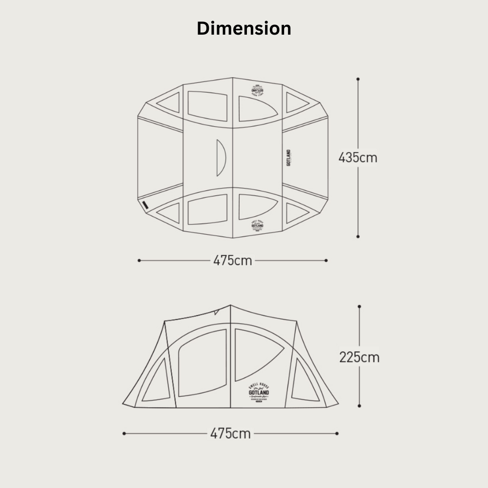 KZM Gotland Shell House Tent