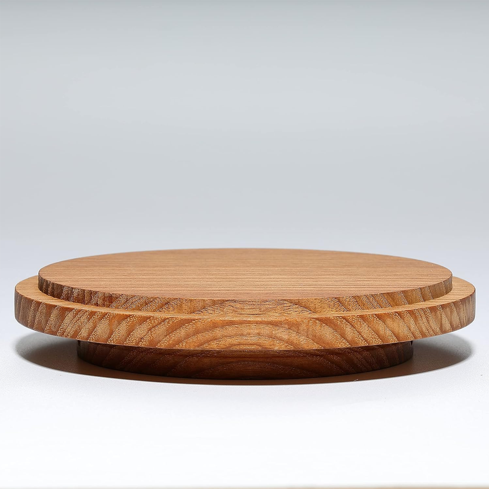 Campingmoon Wood Cover Heat Insulation Anti Scalding Bowl Pad