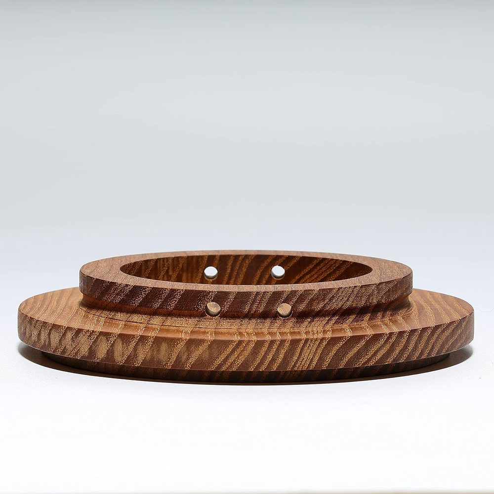 Campingmoon Wood Cover Heat Insulation Anti Scalding Bowl Pad