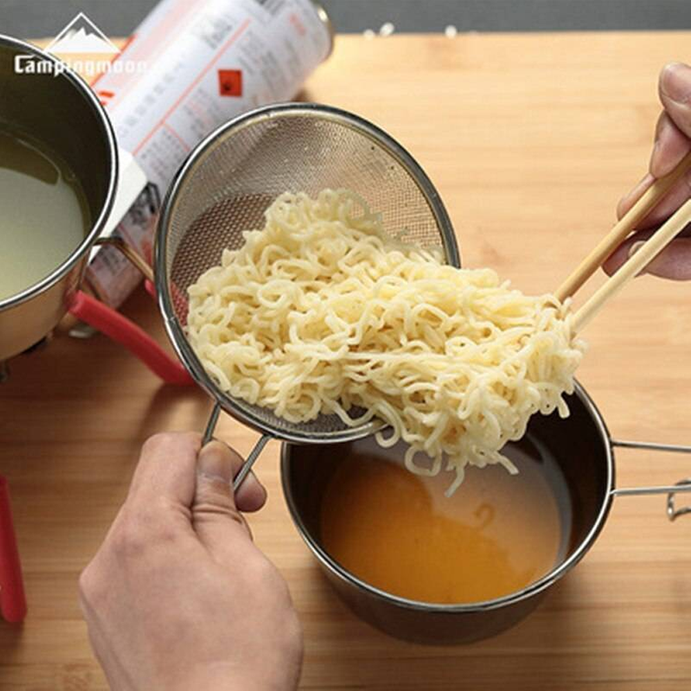 Campingmoon Camping Stainless Steel Colander Sierra Cup