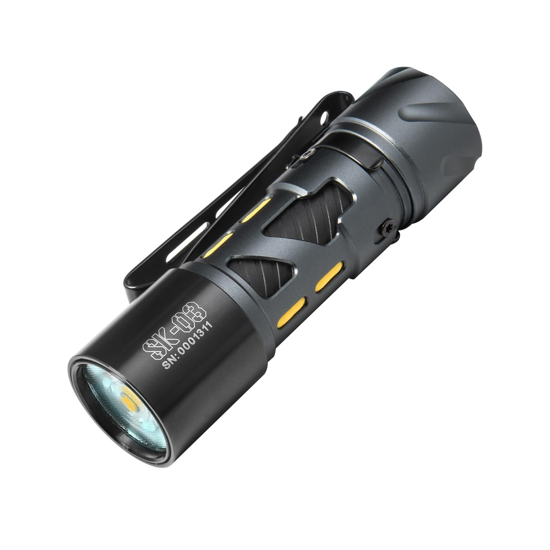 Loop Gear SK03 Aluminum Grey LED Flashlight 1000Lumens 120 Meters