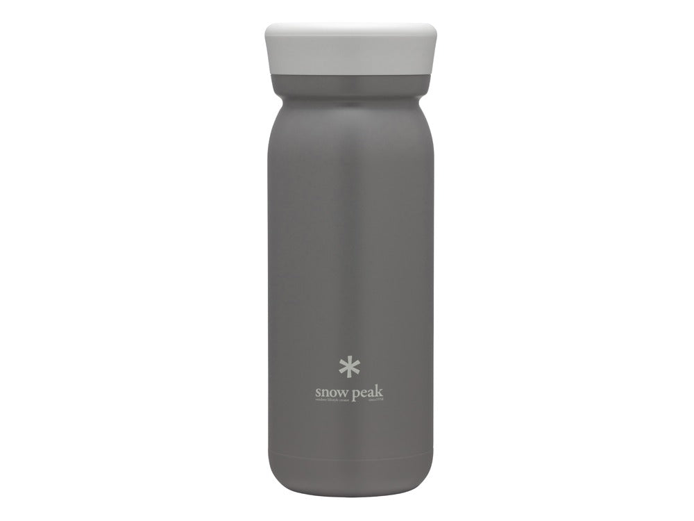 Snow Peak Stainless Steel Vacuum Bottle M500 in Ash