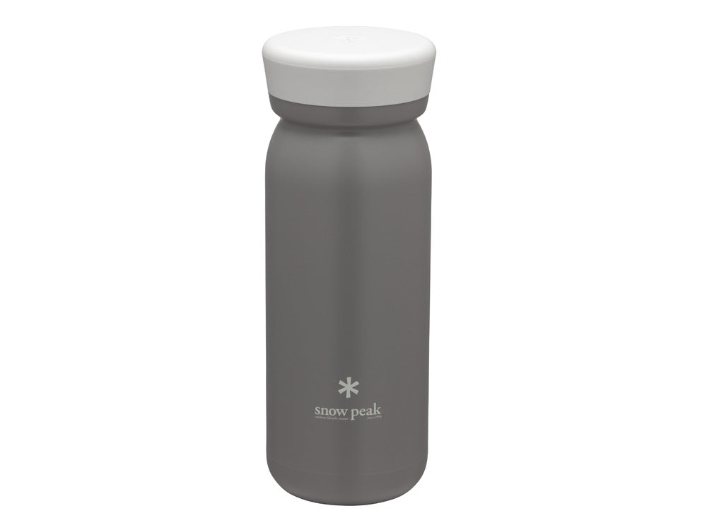Snow Peak Stainless Steel Vacuum Bottle M500 in Ash