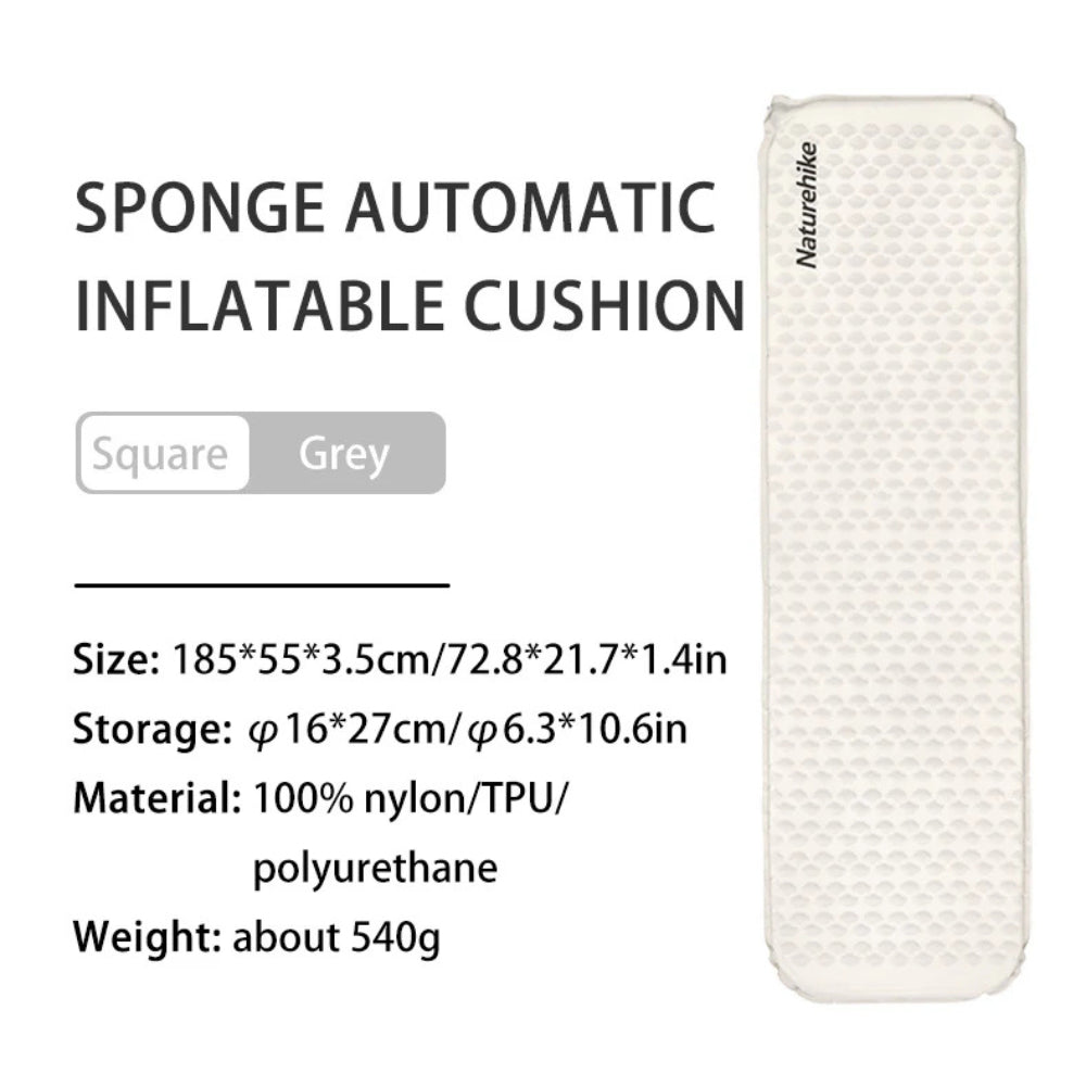 Naturehike Yugu Ultralight Automatic Inflatable Cushion Square Large