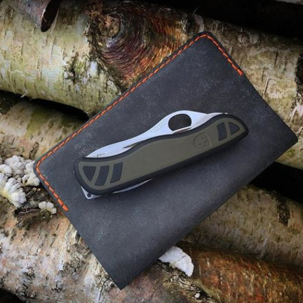 Victorinox Swiss Soldier's Knife - Green/Black Blistered