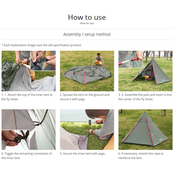 DoD Riders's One Pole Tent