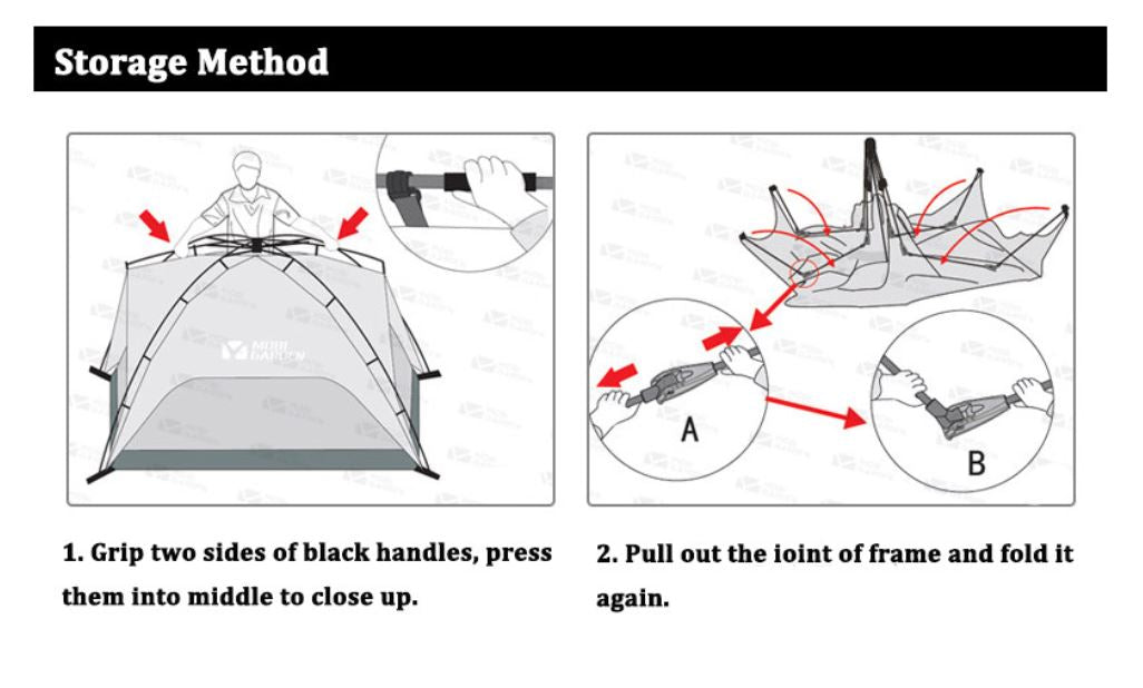 Mobi Garden Camping 3-4P Tent