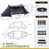 OneTigris Cometa Camping Tent-Black