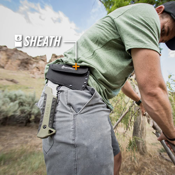 Gerber Pack Hatchet Flat Sage Green Stonewash