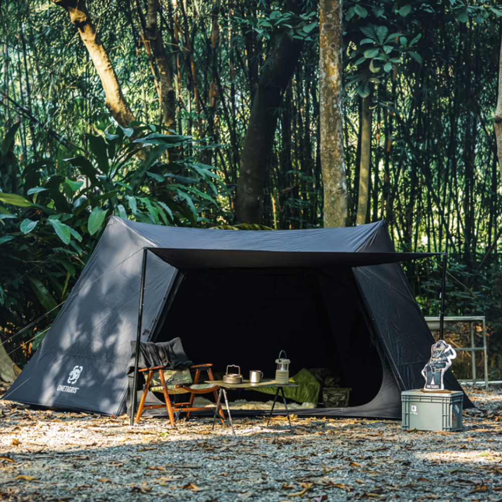 OneTigris Solo Homestead Camping Tent - Black