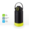 Peacock 1.5L One Touch Sports Bottle With Handle