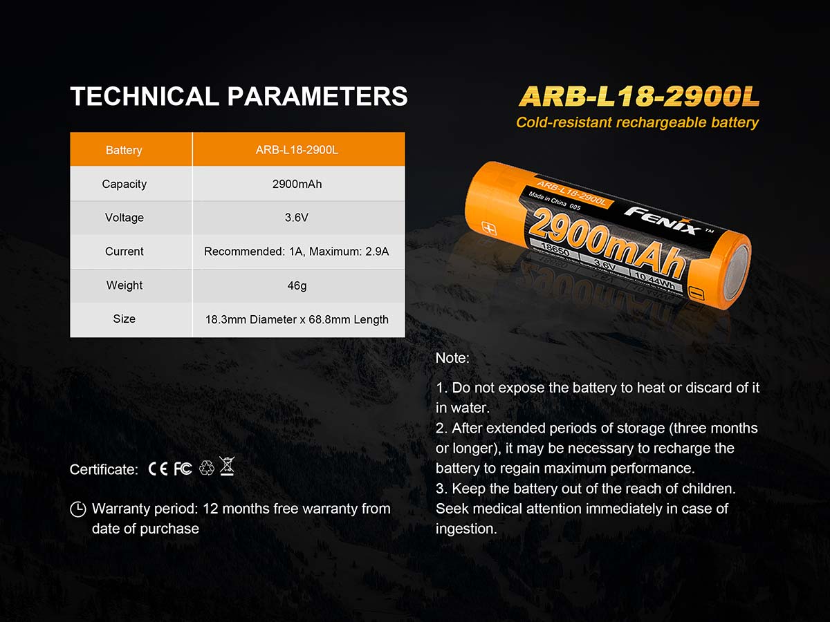 Fenix ARB-L18-2900L