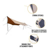 OneTigris Bulwark Rain Fly Camping Tarp - T/C Version