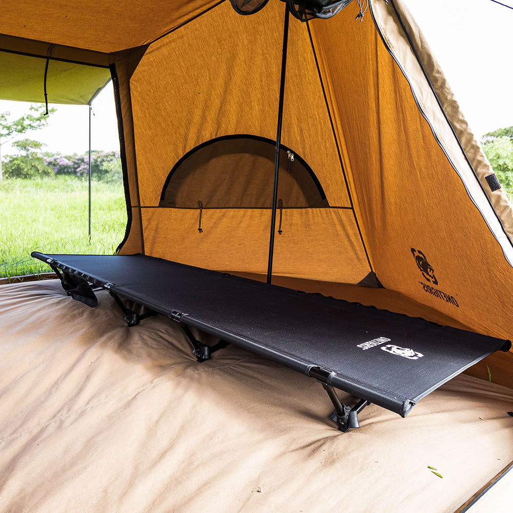 OneTigris Outdoor Foldable Camp Bed - Black