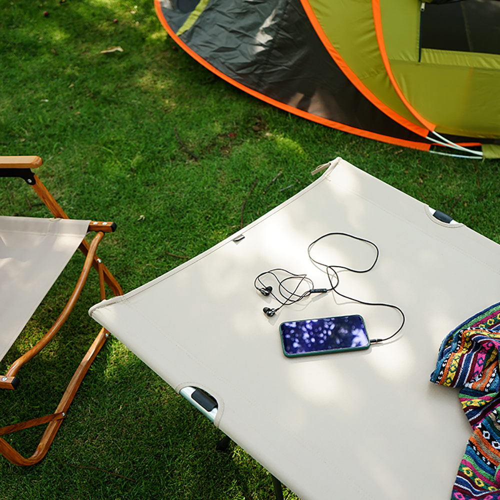 Camp Leader High Collapsible Camp Bed - Tan