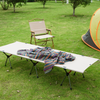 Camp Leader High Collapsible Camp Bed - Black