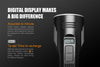 Fenix-UC52-rechargeable-flashlight-display