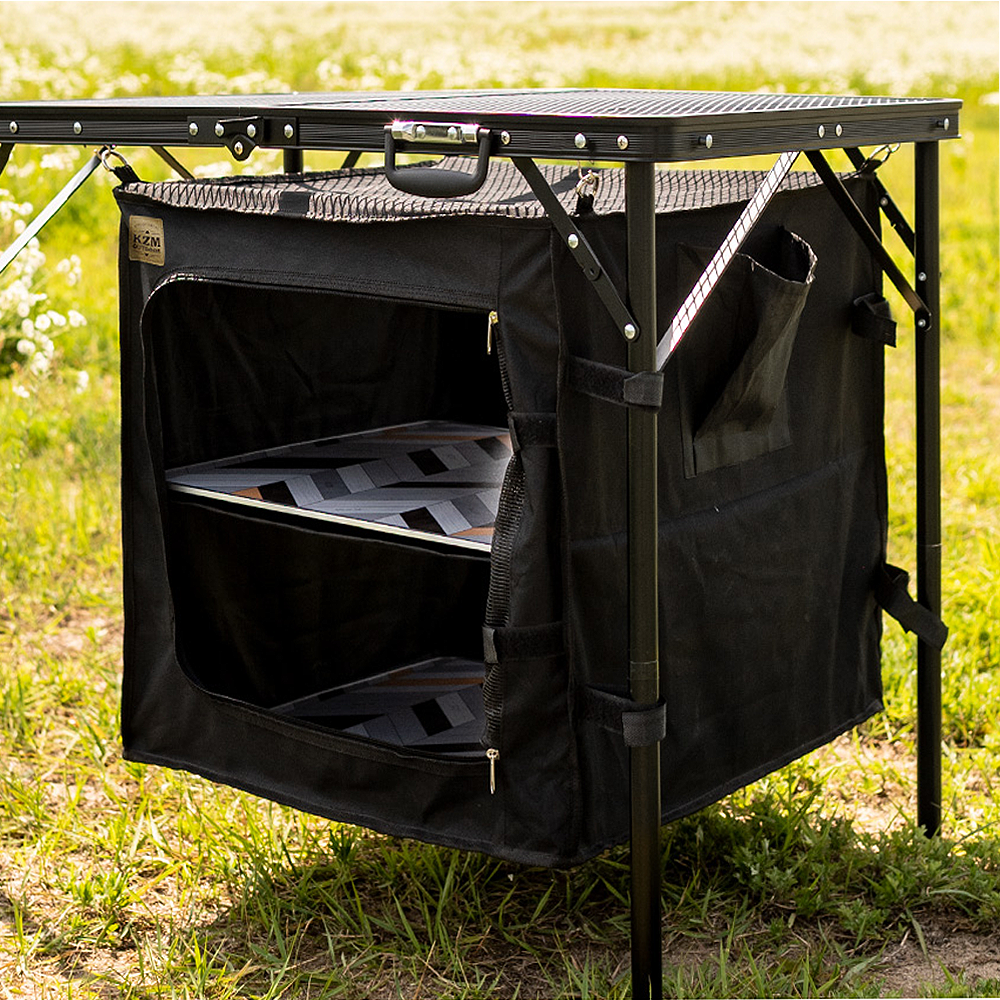 KZM Union Iron Table Hanging Organizer Cabinet