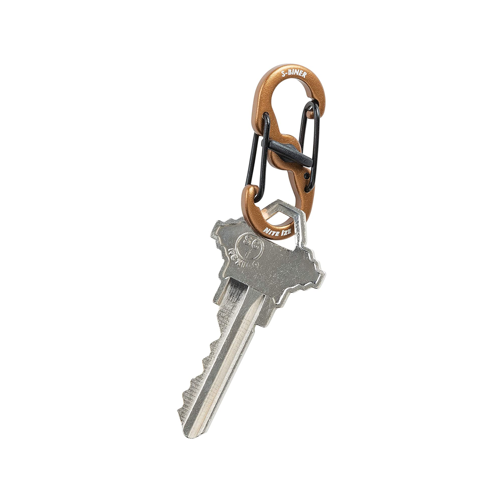 Nite Ize S-Biner® MicroLock® Aluminum - 5 Pack Coyote
