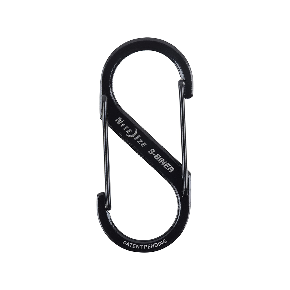 Nite Ize S-Biner® Stainless Steel Dual Carabiner Combo 3 Pack - Black