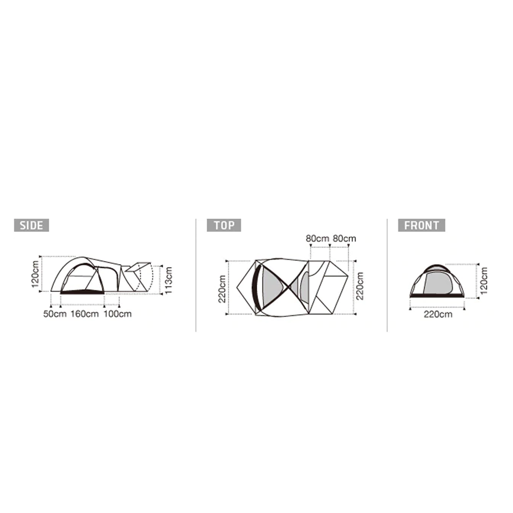 Snow Peak Amenity Dome S
