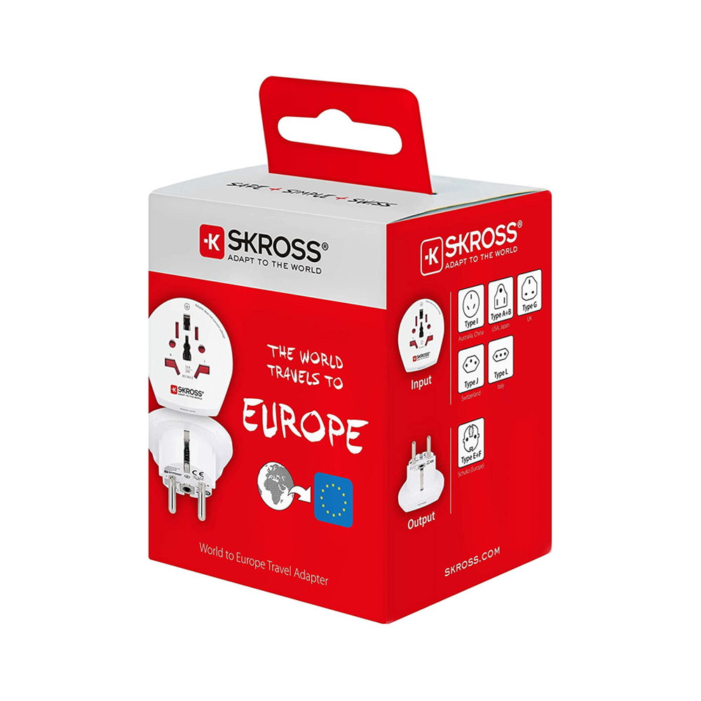 Skross Country Adapter World To Europe
