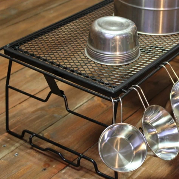 Campingmoon Stacking Rack Folding Table