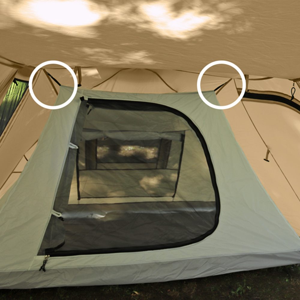 DoD Rider's Bike In Tent