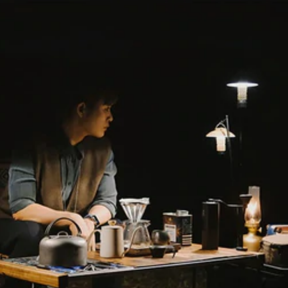 Thous Winds Lighthouse Camping Light with Lampshade