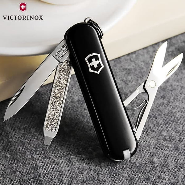 Victorinox Classic SC - Black Multitool Pocket Knife