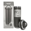 Peacock 0.50L Lifestyle Twist Cap Tumbler with Handle - Straight Gray