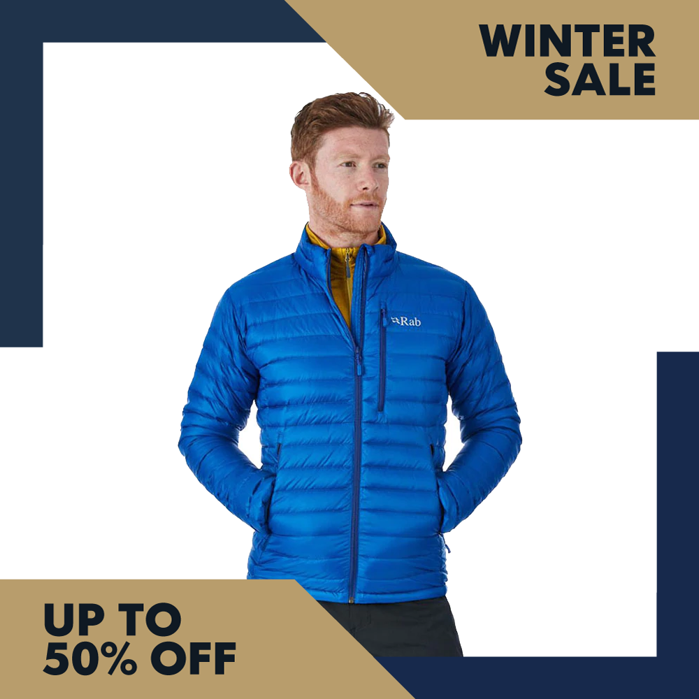 Rab microlight 2025 alpine jacket celestial
