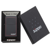 Zippo 218ZB  Classic Black And Red Zippo - Refillable Windproof Lighter