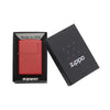 Zippo 233ZL Red Matte With Zippo Logo - Refillable Windproof Lighter