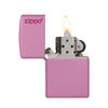 Zippo 238ZL Pink Matte With Zippo Logo - Refillable Windproof Lighter
