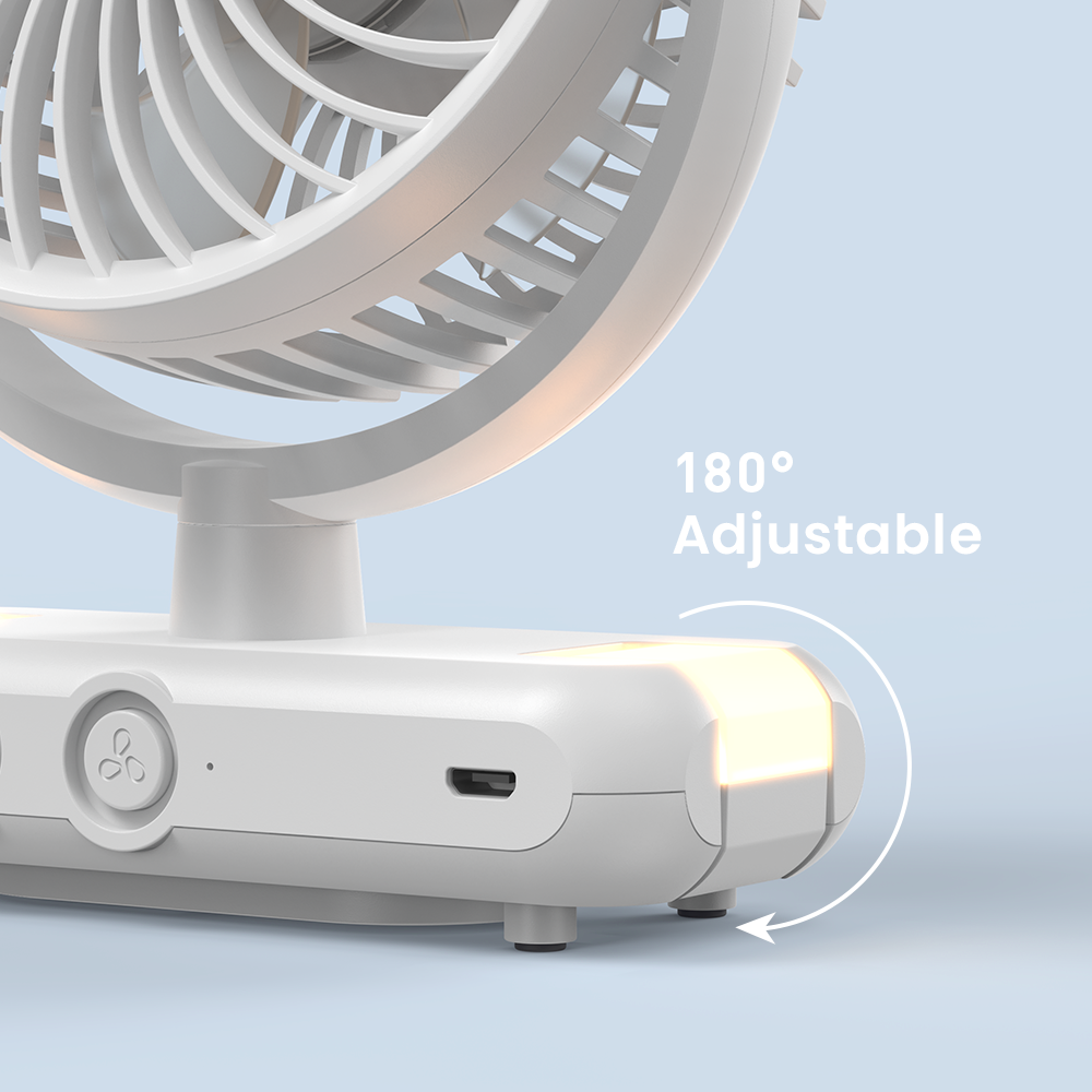 Lemoistar FC1 Multi Function 4000mAh Rechargeable Table Fan